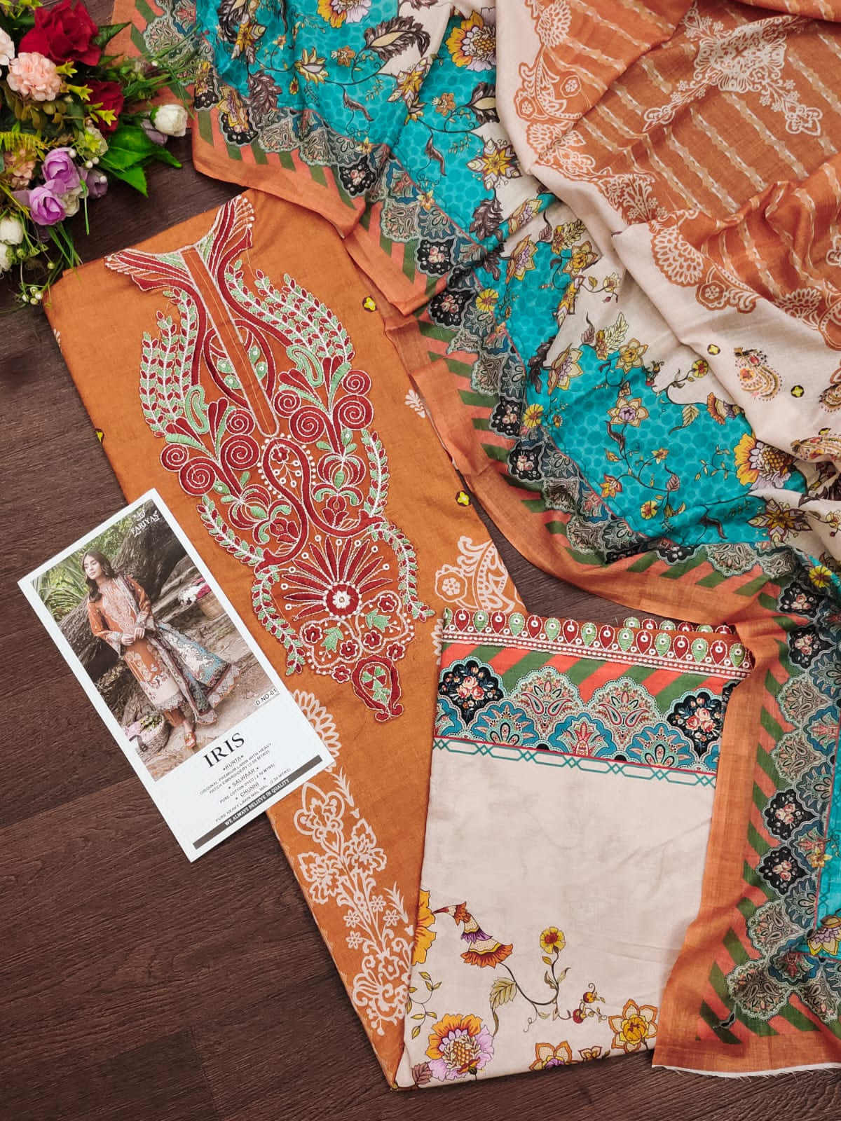 Fariyas By Iris Cotton Pakistani Dress Material Catalog